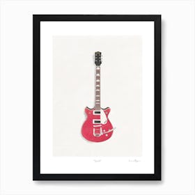 Gretch Guitar Art Print