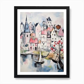 Wells Next The Sea (Norfolk) Painting 1 Art Print