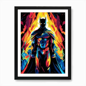 Batman Popart 2 Art Print