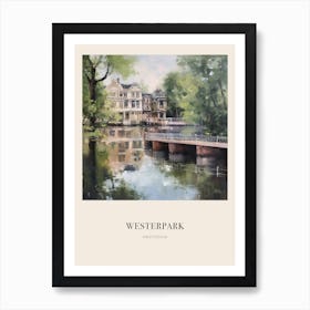 Westerpark Amsterdam Netherlands 2 Vintage Cezanne Inspired Poster Art Print