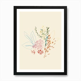 Floral Arrangement Art Print