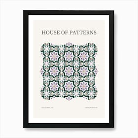 Tile Pattern Poster 64 Art Print