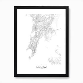 Mumbai Art Print