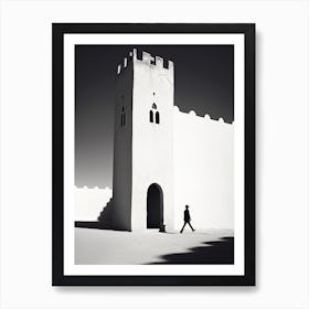 Marrakech, Morocco, Black And White Photography 1 Art Print