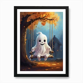 Ghost On A Swing 1 Art Print