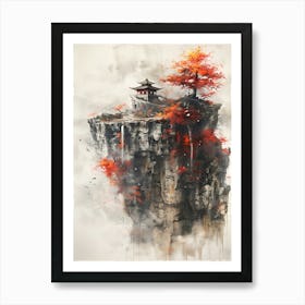 Asian Landscape Painting 1 Art Print