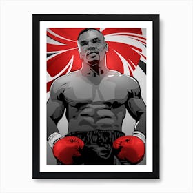 Mike Tyson Boxer Art Print