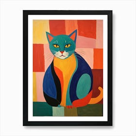 Color Cat Art Print