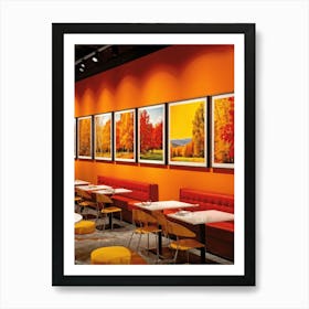 A Seamless Presentation Of Signs Set In An Abbot Point Style Reception Design With Warm Autumn Colo (5) 1 Art Print