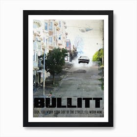 Bullitt Movie Art Print