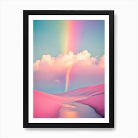 Rainbow In The Desert 1 Art Print