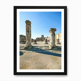 Pompeii Basilica Art Print