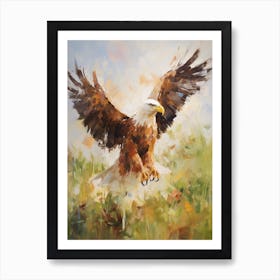 Bird Painting Bald Eagle 3 Art Print