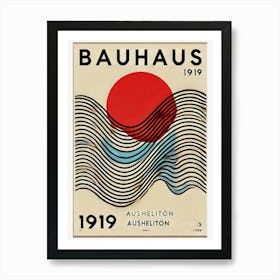 Bauhaus exhibitio 1919 poster Poster