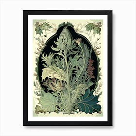 Le Jardin Plume 1, France Vintage Botanical Art Print