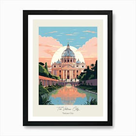 The Vatican City   Vatican City   Cute Botanical Illustration Travel 0 Poster Art Print