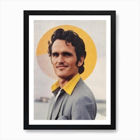 Matt Dillon Retro Collage Movies Art Print