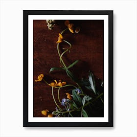 Yellow Flowers Art Print