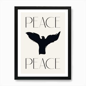 Peace Peace Art Print