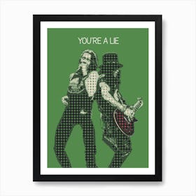 You Re A Lie Slash Ft Myles Kennedy, The Conspirators Art Print