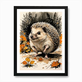 Hedgehog 3 Art Print