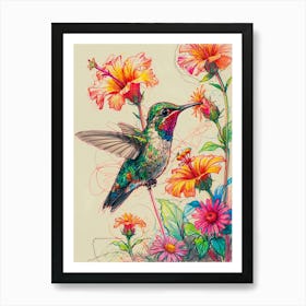 Hummingbird 11 Art Print