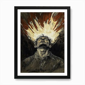 Man With Fire In His Head Poster