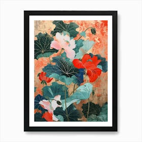 Hokusai Great Japan Botanical Japanese 8 Art Print