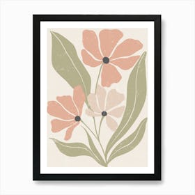 Pink Flowers 8 Art Print