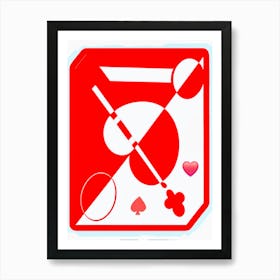 Card Game Icon Art Print
