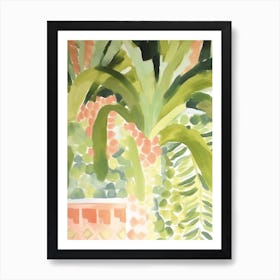 Mediterranean Tropical Plants 3 Art Print