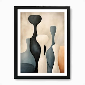 2024 May Poster Canvas Scandi Abstract Pp 1 Art Print