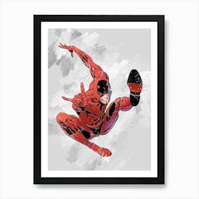 Daredevil Marvel Painting Art Print