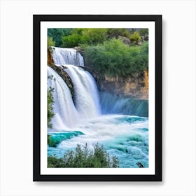 Manavgat Waterfall, Turkey Realistic Photograph (2) Art Print