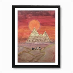 Caravane to Bagdad Art Print