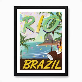 Rio Brazil 1 Art Print