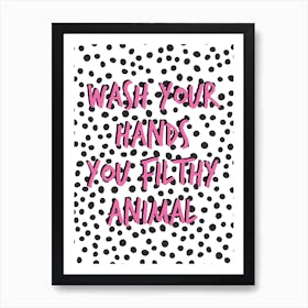 Wash Hands Art Print