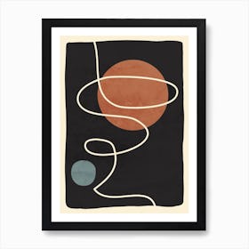 Minimal Abstract Shapes 27 Art Print