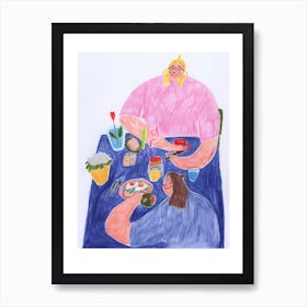 We Love Brunch Art Print