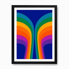 Rainbow Wing Art Print