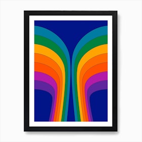Rainbow Wing Art Print