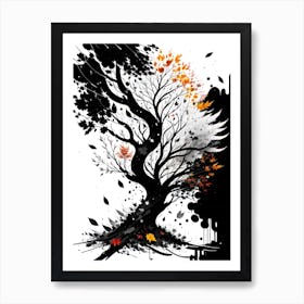 Autumn Tree 9 Art Print