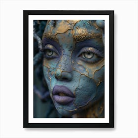 'The Face Of A Woman' Art Print