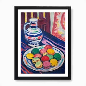 French Macarons Painting 2 Art Print
