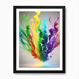 Color Splash Art Print