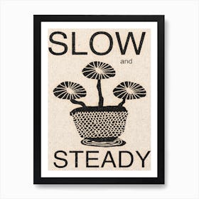 Slow And Steady Art Print