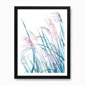 Watercolor Grass Art Print