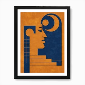 Moon And The Sun 1 Art Print