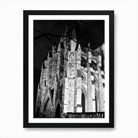 Cathedral At Night Art Print