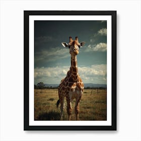 Giraffe 63 Art Print